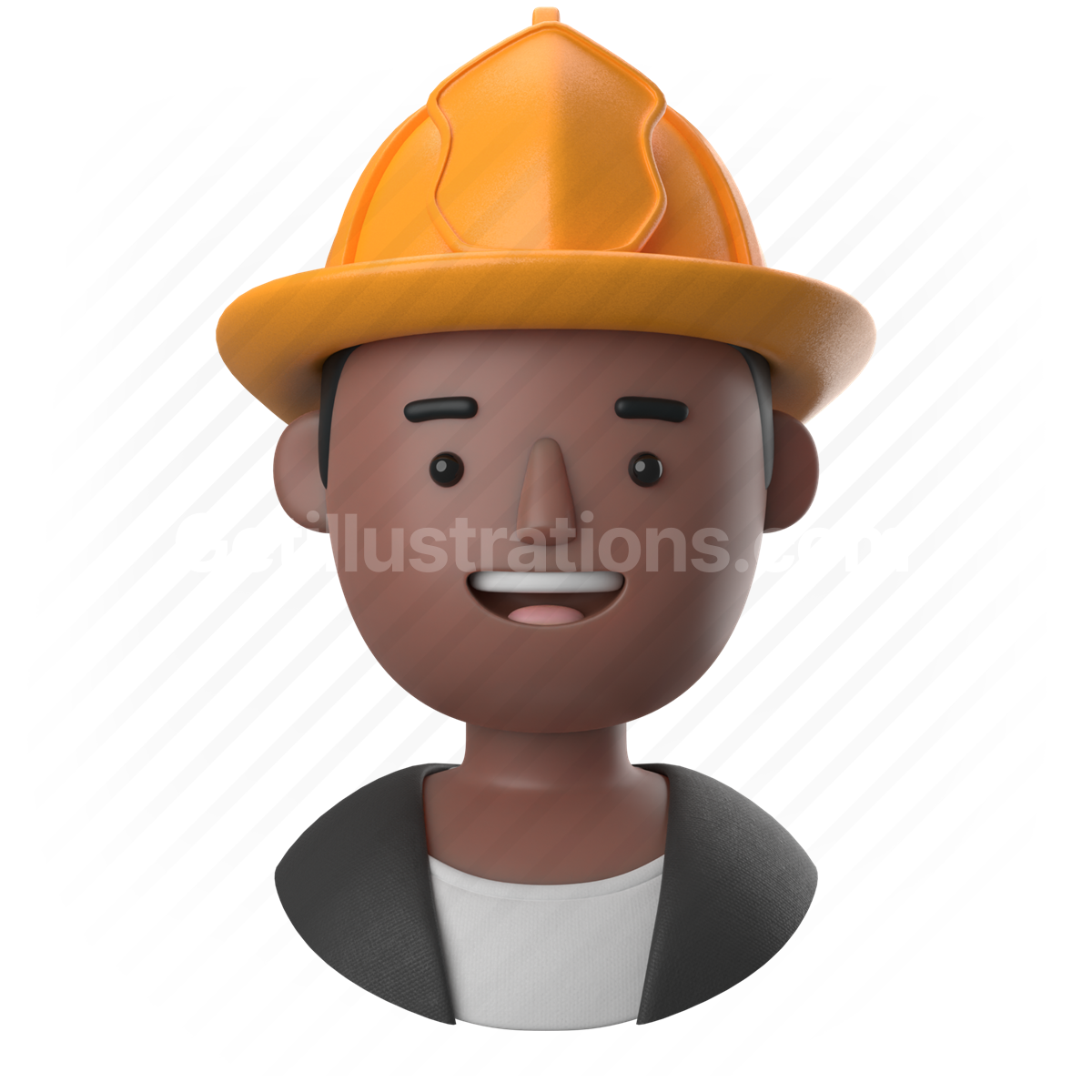 man, male, people, person, dark, african, fire fighter